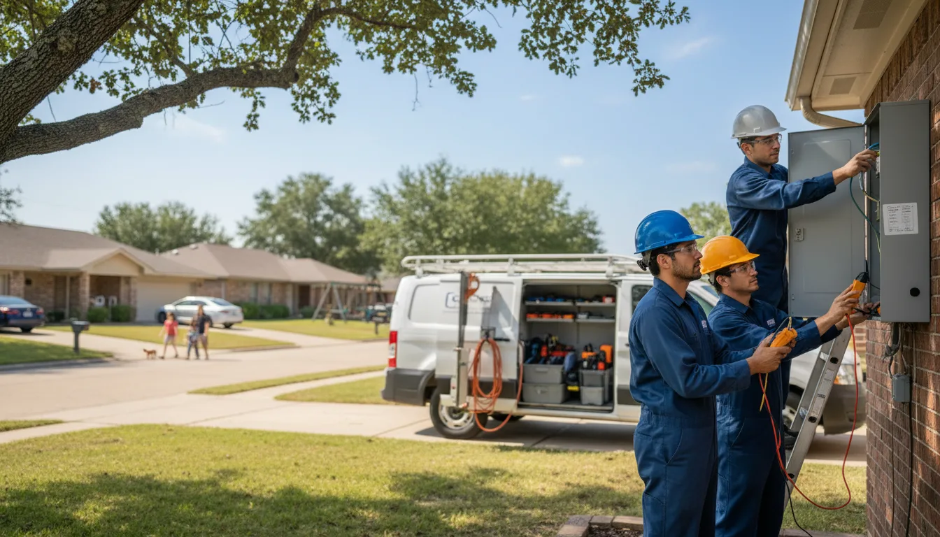 Certified electrician providing emergency electrical services in Fairmont, NC